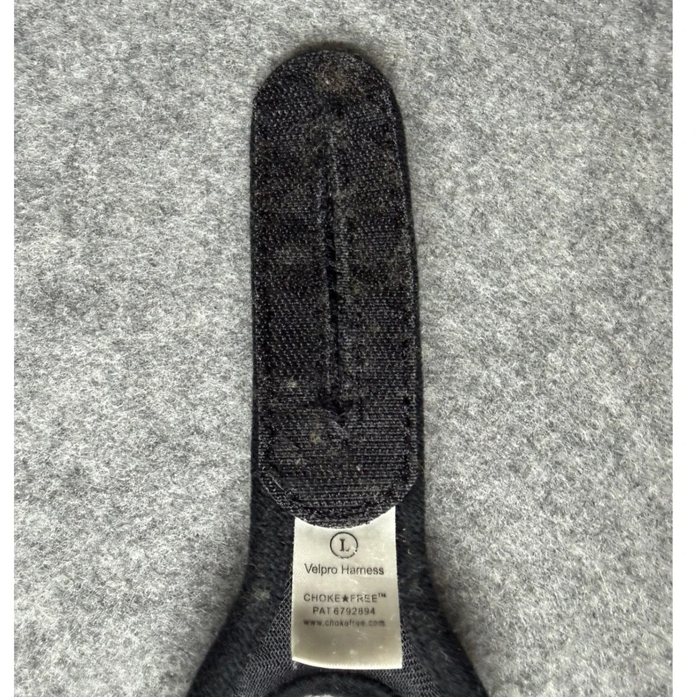 ChokeFree Velpro Mesh Pet Harness Black Step In No Choke Dog Cat Size L